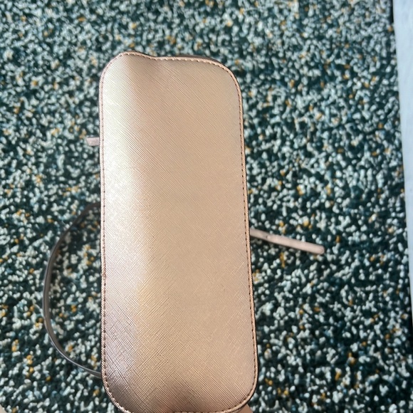 Kate Spade Blush Pink Glittery Rose Gold Long Shoulder Purse - Picture 4 of 10